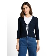 Tom Tailor dames vest 1051347 strik Marine